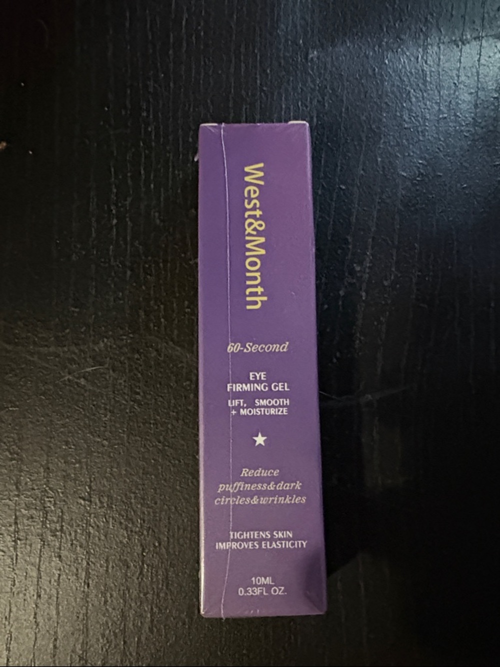 West&Month 60-Second Eye Firming Gel - Purple Packaging